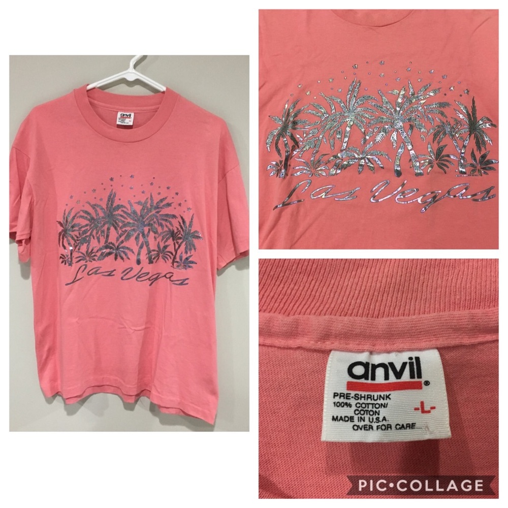 Vintage 1990s Las Vegas Single Stitch Shirt Size L